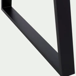 Table de repas jardin en teck et aluminium - bois clair (10 places)