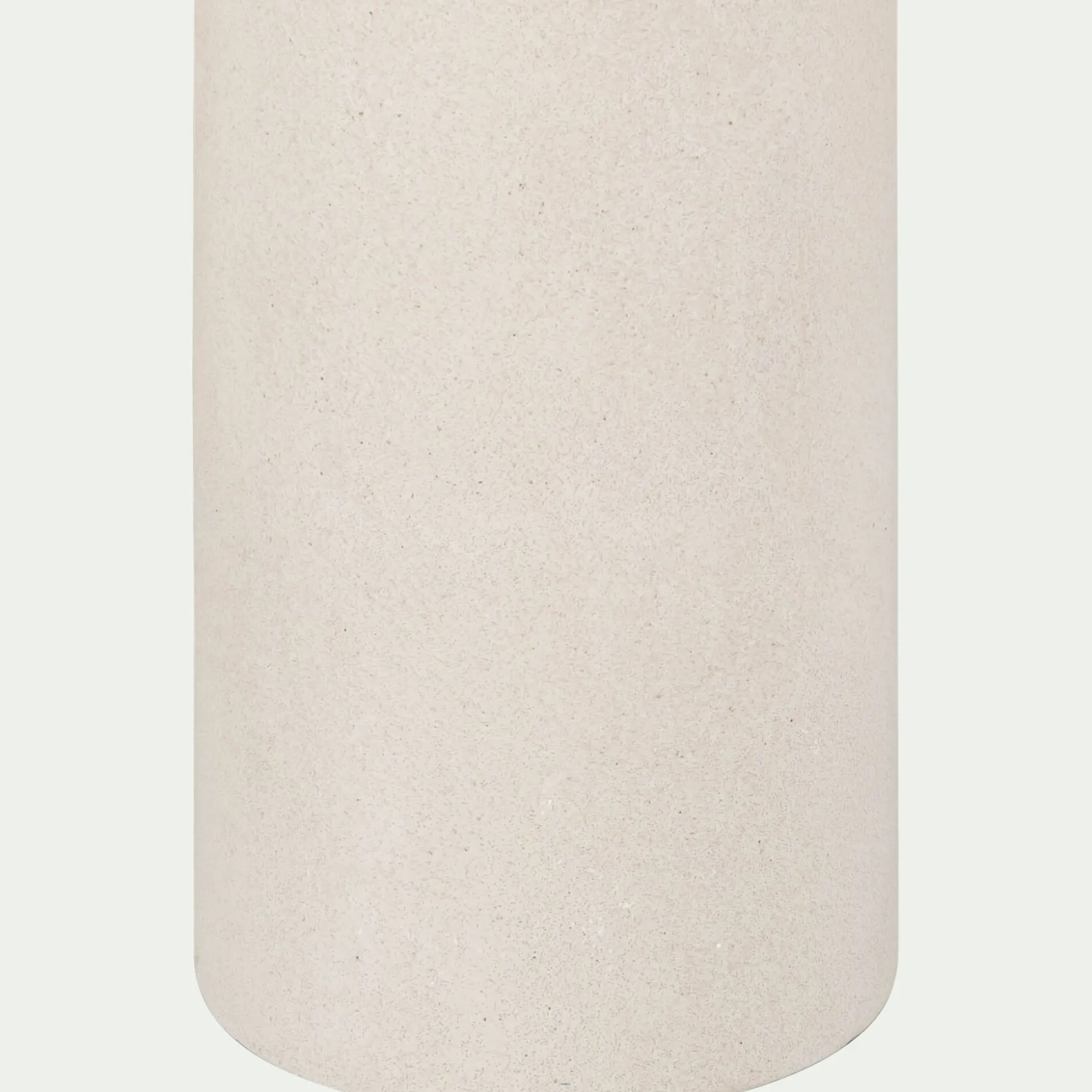 Table de repas organique en bois - blanc écru (8 à 10 places)