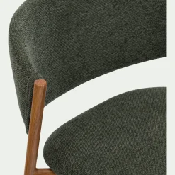 Tabouret haut de repas en tissu H66cm - vert