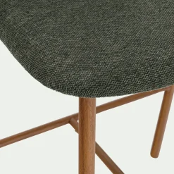 Tabouret haut de repas en tissu H66cm - vert