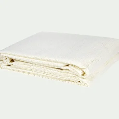 Tapis antidérapant en polyester - blanc 140x230cm
