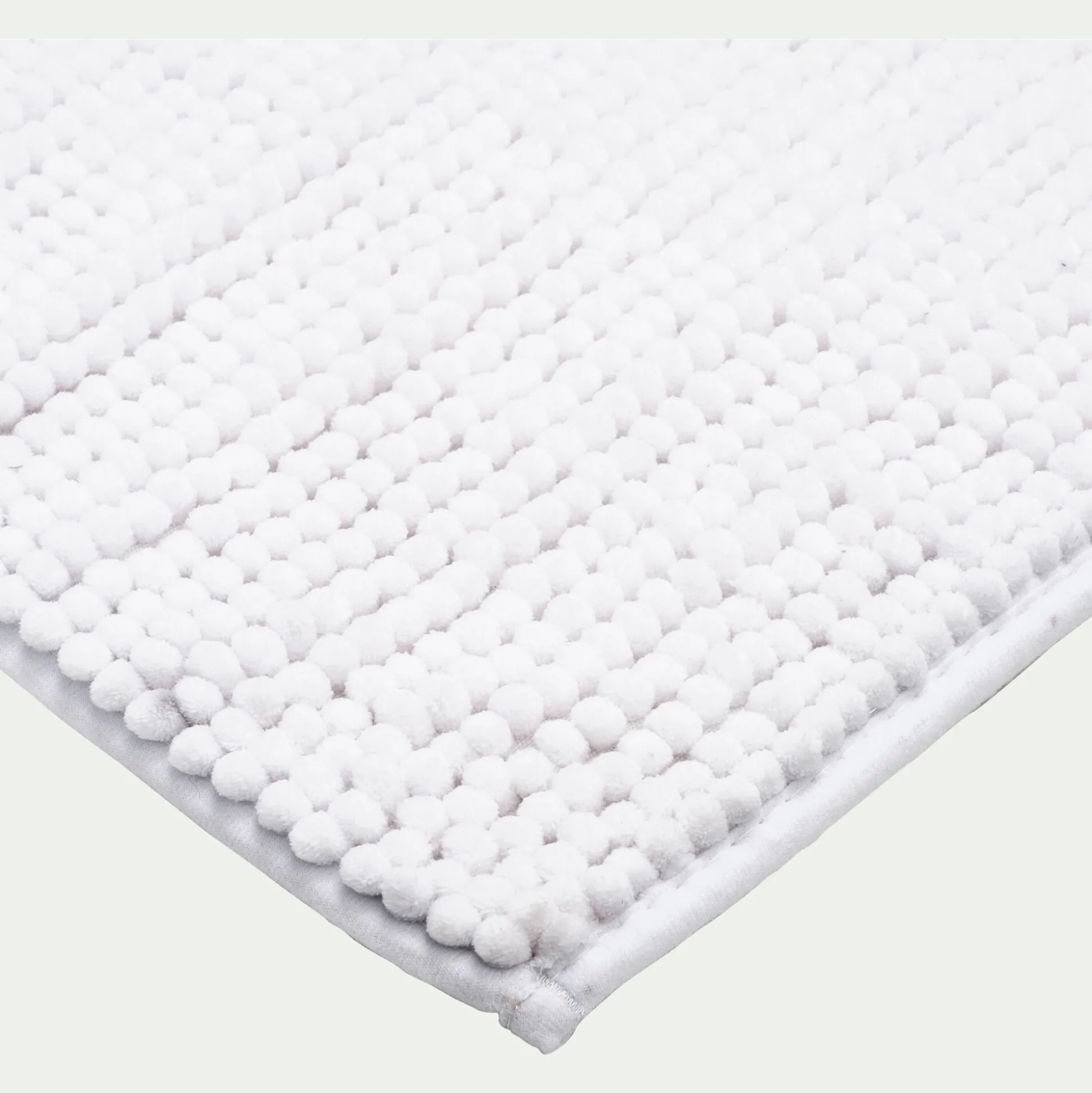 Tapis de bain antidérapant 50x80cm - blanc ventoux