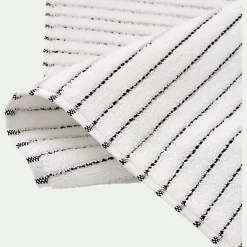 Tapis de bain en coton - blanc ventoux 50x80cm