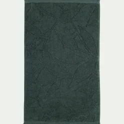 Tapis de bain en coton - vert cèdre 50x80cm