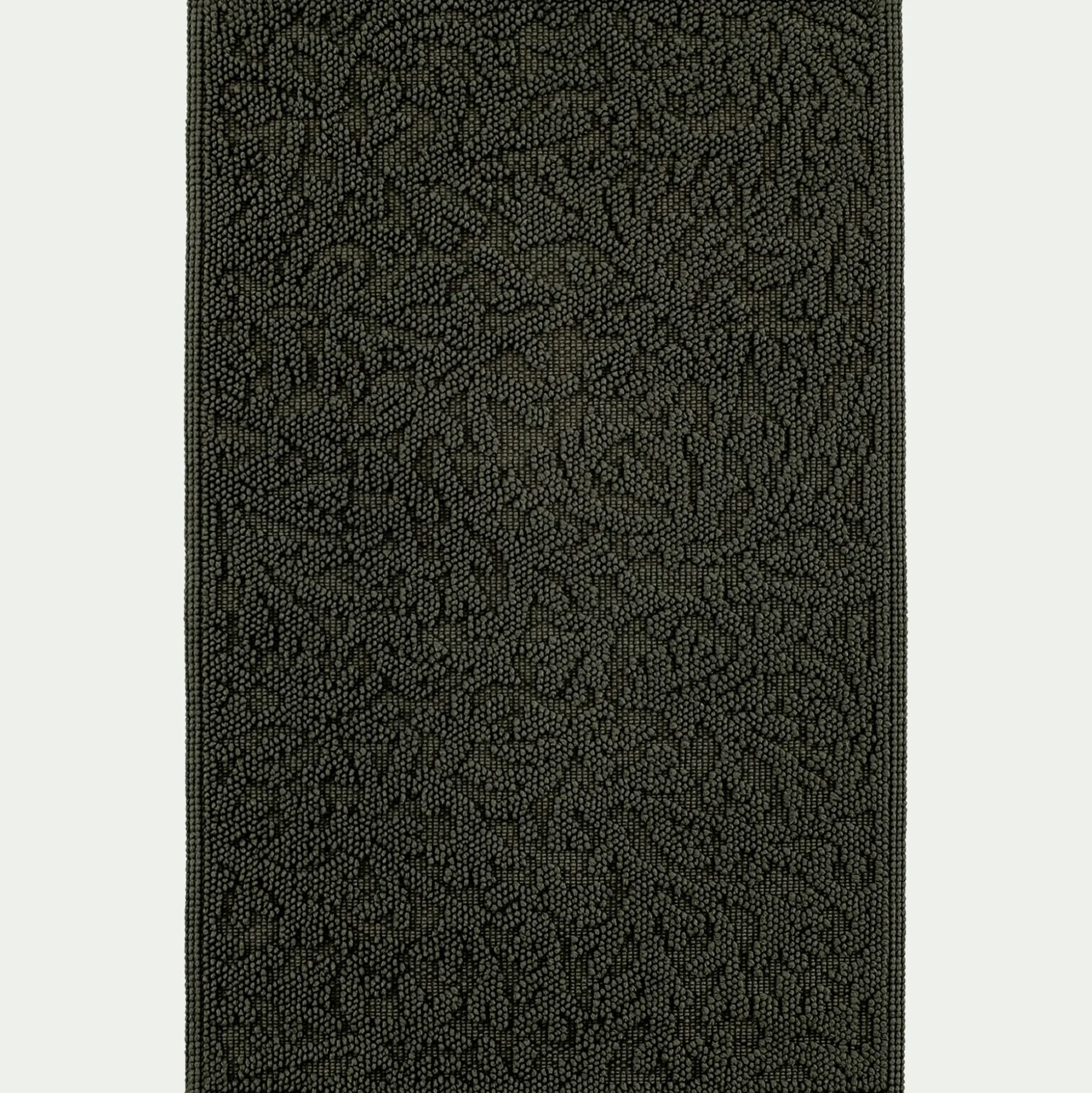 Tapis de bain en coton jacquard 50x80cm - vert cèdre