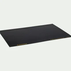 Tapis de cuisson multi-usages en fibre de verre et silicone 29,5x42cm - noir