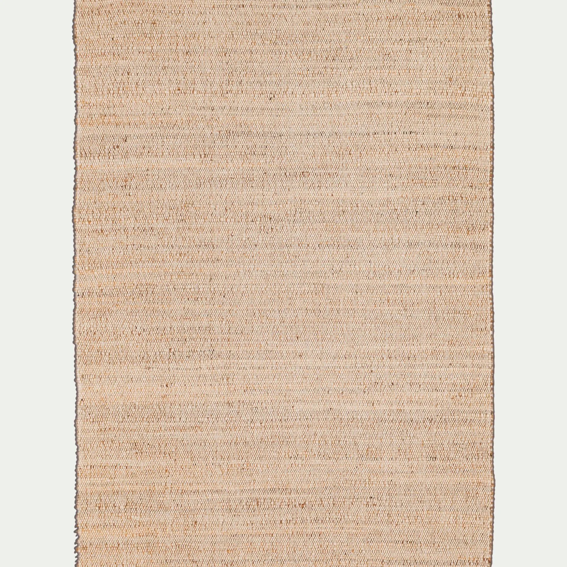 Tapis en jute et coton 140x200cm - naturel