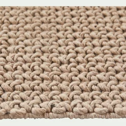 Tapis en laine et coton - beige 160x230cm