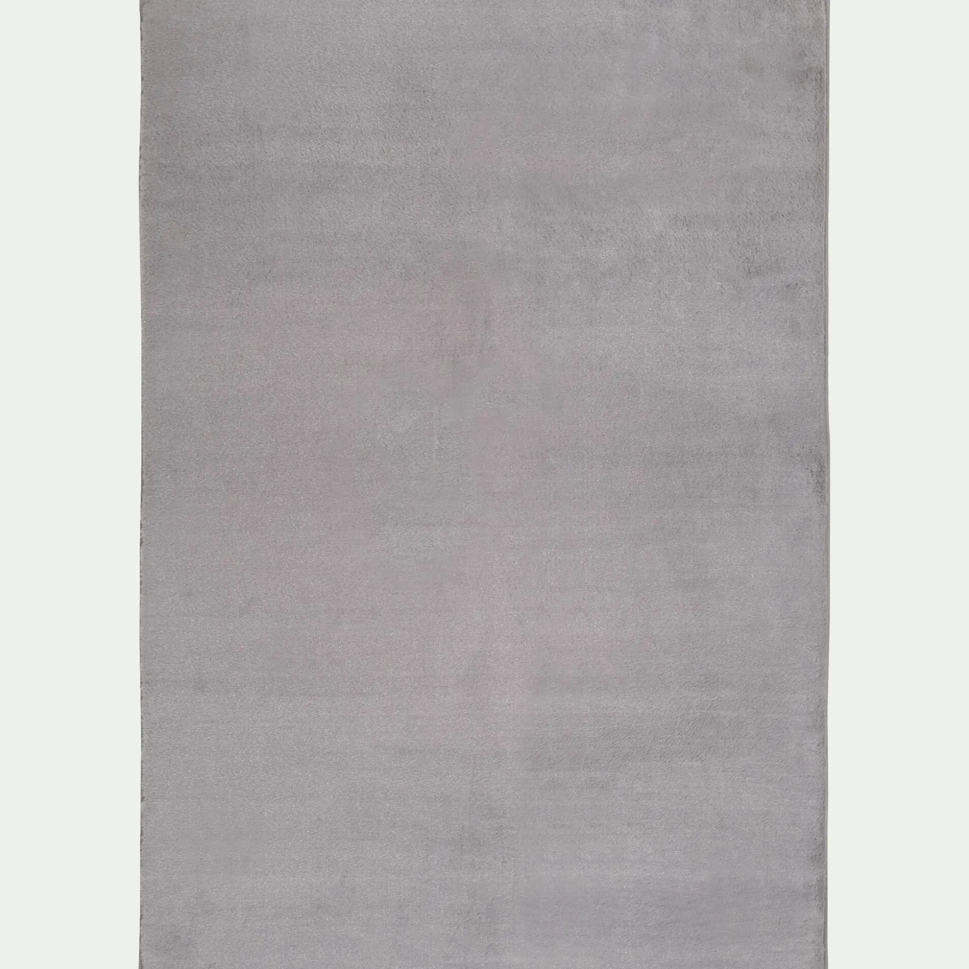 Tapis imitation fourrure - gris restanque 150x200cm