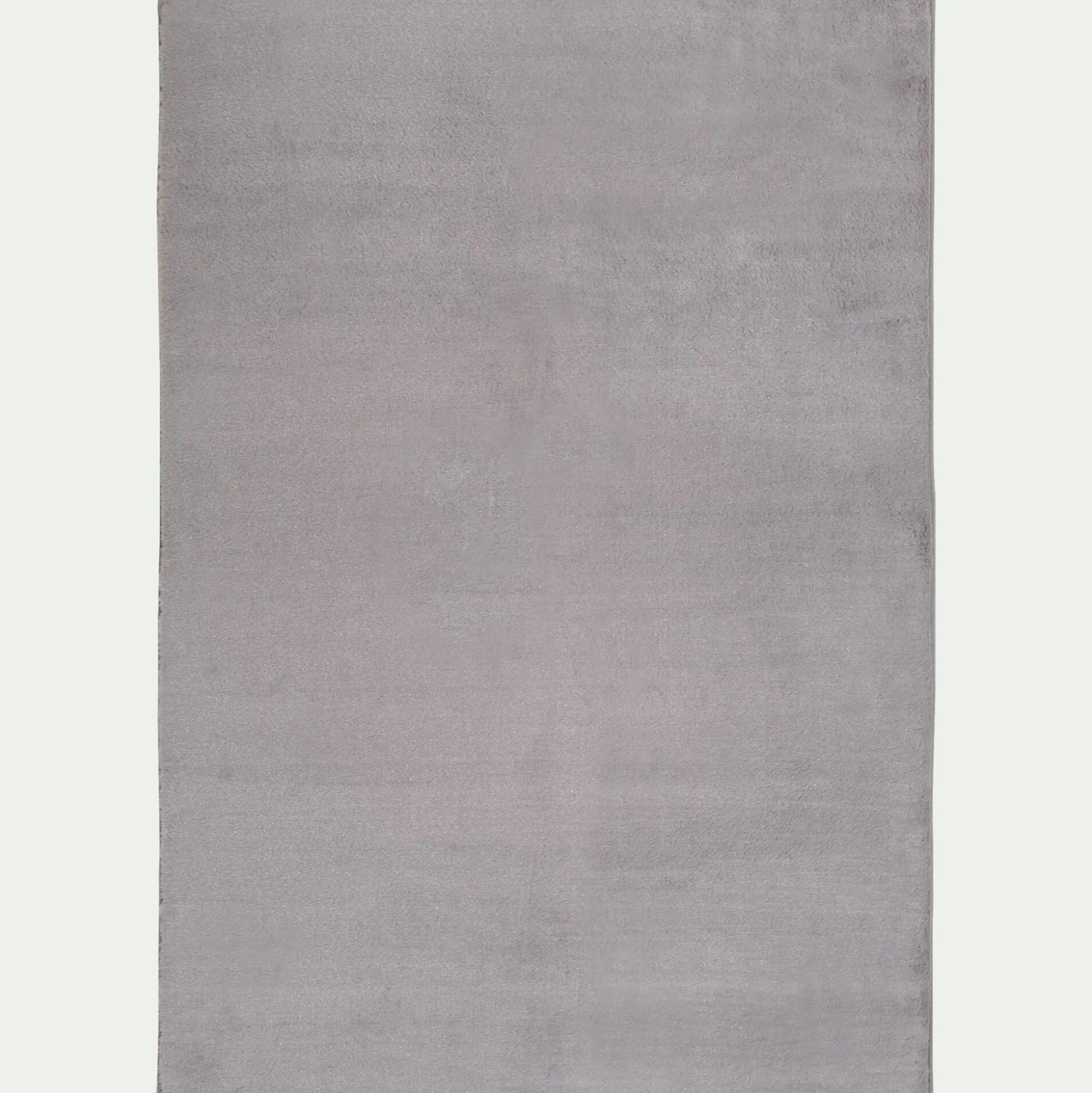 Tapis imitation fourrure - gris restanque 150x200cm