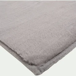 Tapis imitation fourrure - gris restanque 150x200cm