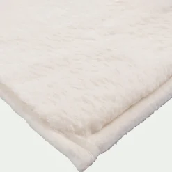 Tapis imitation fourrure - blanc ventoux 150x200cm