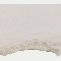 Tapis imitation fourrure - beige 60x90cm