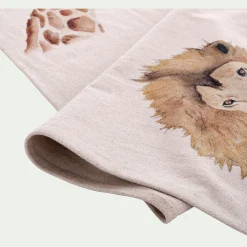 Tapis imprimé animalier 120x180cm - beige