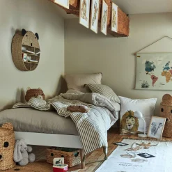 Tapis imprimé animalier 120x180cm - beige