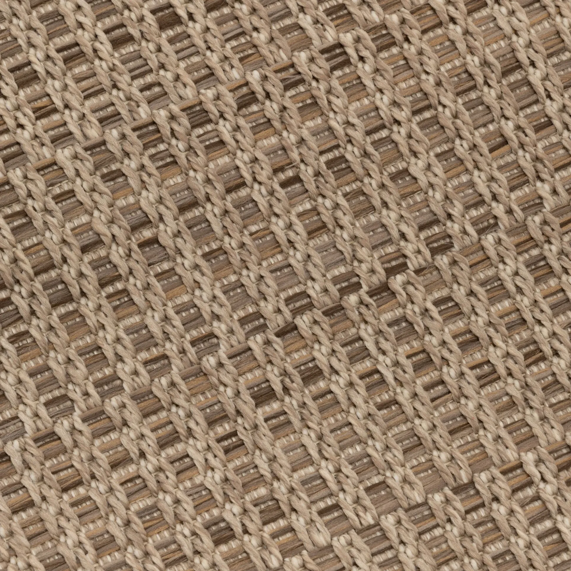 Tapis pour intérieur et extérieur - beige 140x67cm