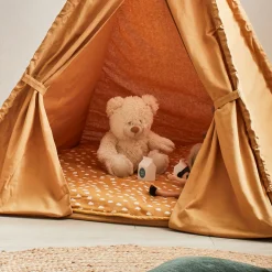 Tapis pour tipi 100x100cm- beige nèfle