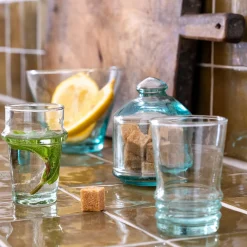 Tasse à espresso en verre recyclé 7,5cl - transparent