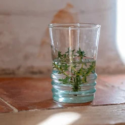 Tasse à espresso en verre recyclé 10cl - transparent