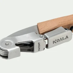 Tire-bouchon à double levier en inox - naturel