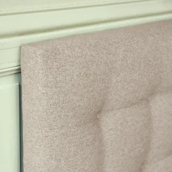 Tête de lit capitonnée en tissu L160cm - beige