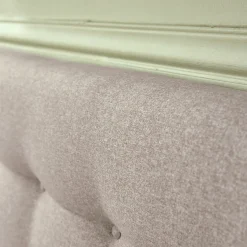 Tête de lit capitonnée en tissu L160cm - beige