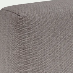 Tête de lit dosseret tapissier en tissu épais 160cm - gris granite