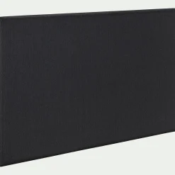 Tête de lit droite en tissu - gris anthracite L190cm