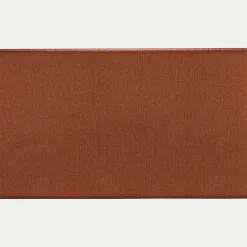 Tête de lit droite en tissu L170cm - orange brique