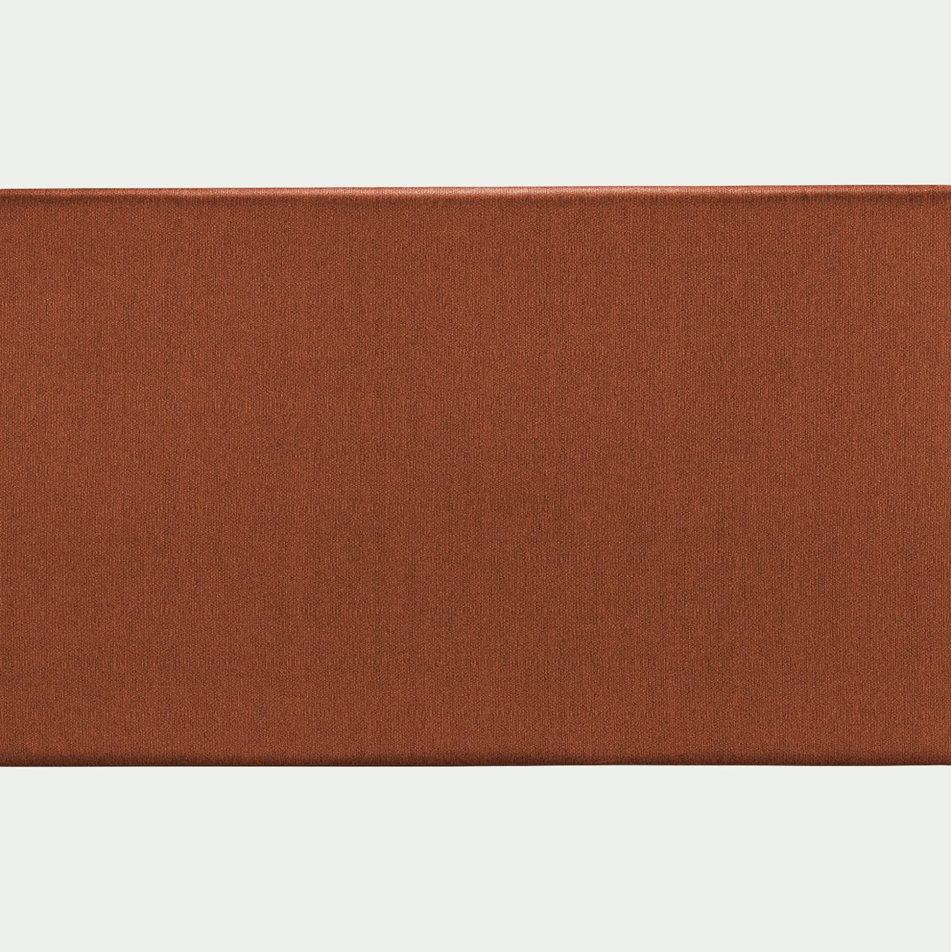 Tête de lit droite en tissu L170cm - orange brique