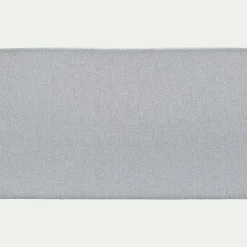 Tête de lit droite en tissu L190cm - gris clair
