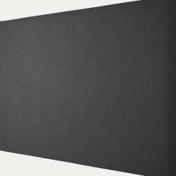 Tête de lit en tissu lisse L90cm - gris couture