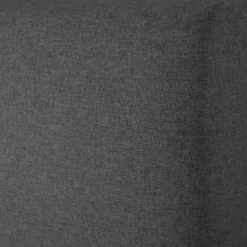 Tête de lit en tissu lisse L90cm - gris couture