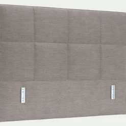 Tête de lit en tissu L154xl111cm - gris