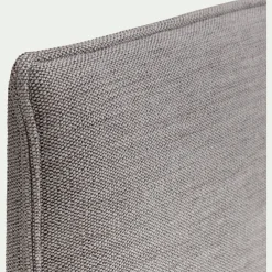 Tête de lit en tissu L154xl111cm - gris