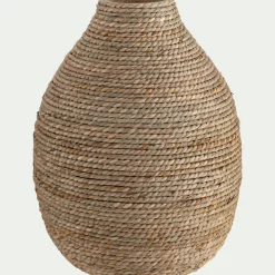 Vase amphore en jonc de mer H25cm - naturel