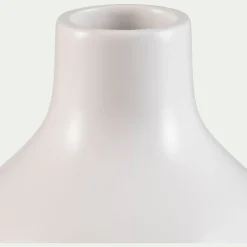 Vase boule en céramique H35cm - blanc ventoux