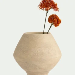 Vase classique en céramique H25cm - beige
