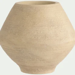 Vase classique en céramique H25cm - beige