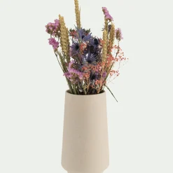 Vase classique en faïence H21cm - beige