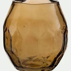 Vase classique en verre - marron