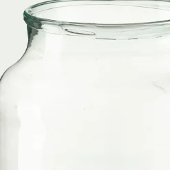 Vase classique en verre recyclé H30cm - transparent
