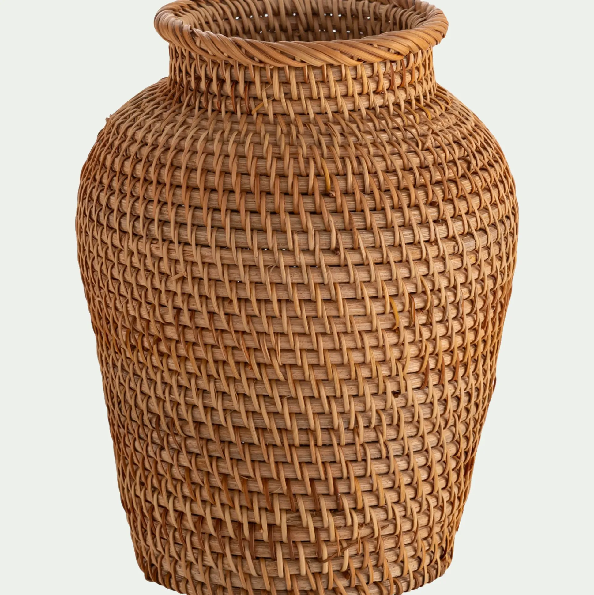 Vase en rotin H20cm - naturel
