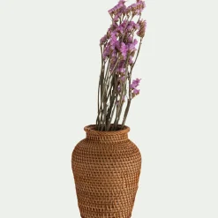 Vase en rotin H20cm - naturel