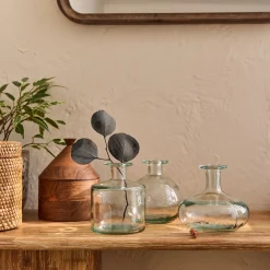 Vase en verre - transparent (modèle aléaoire)