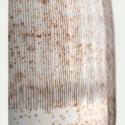 Vase en verre H22cm - doré