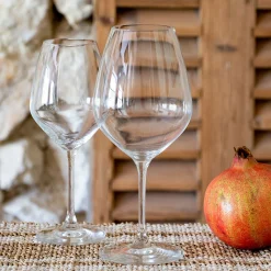 Verre à pied en cristallin 57cl - transparent