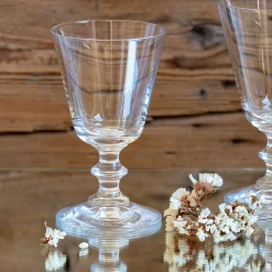 Verre à pied en verre 19cl - transparent