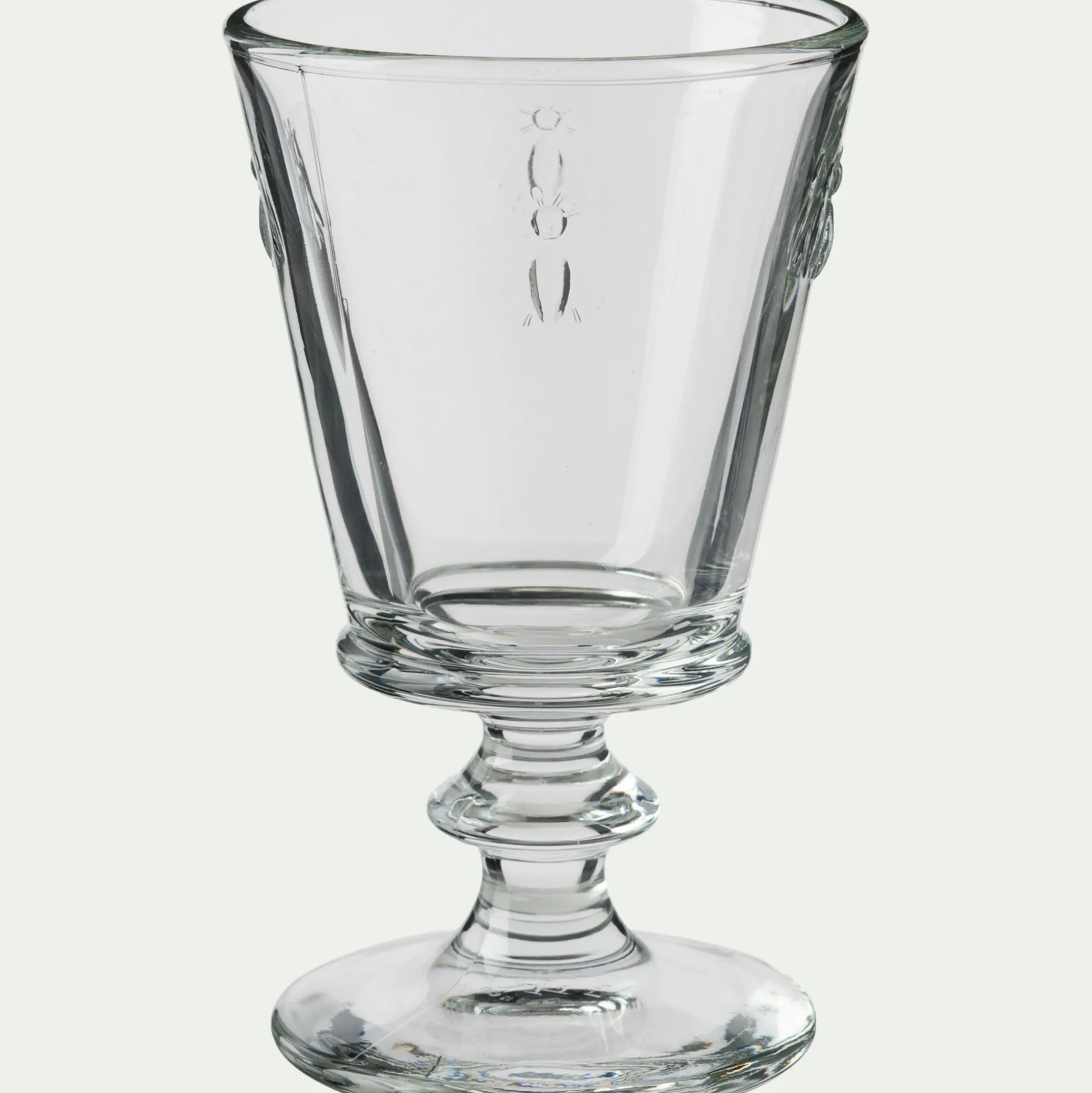 Verre à vin en verre pressé 24cl - transparent