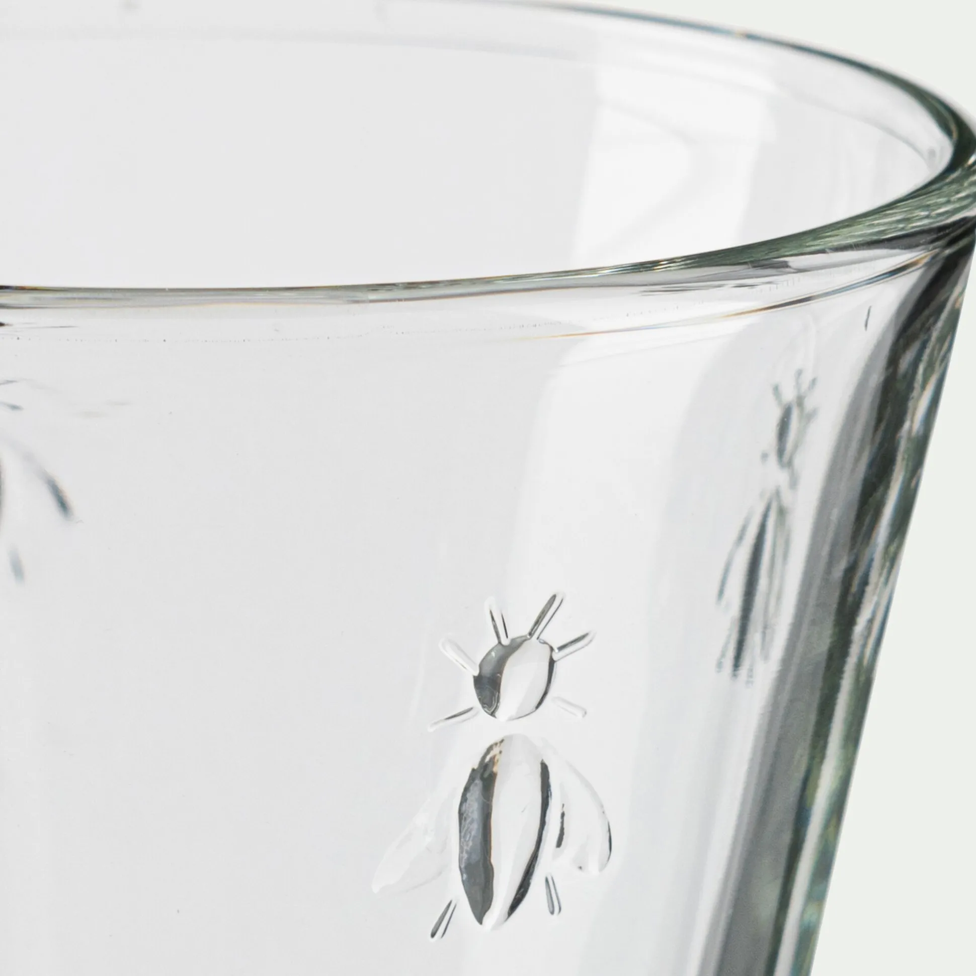 Verre à vin en verre pressé 24cl - transparent